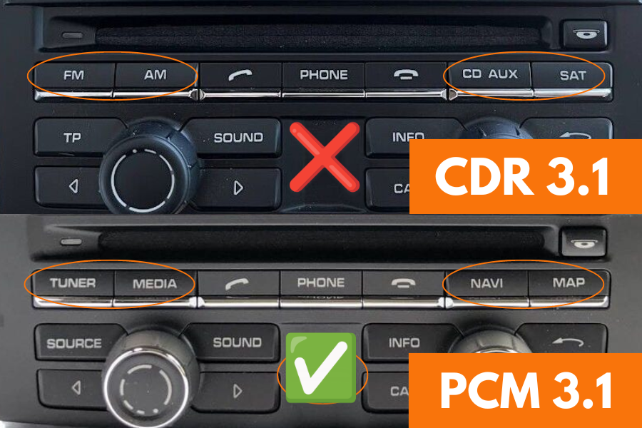 PORSCHE PANAMERA APPLE CARPLAY AND ANDROID AUTO INTERFACE