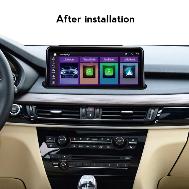 BMW X5 F15 / X6 F16 APPLE CARPLAY SCREEN UPGRADE (NBT) 10 INCH
