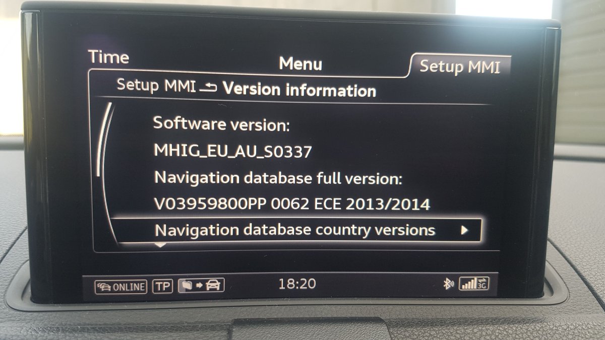 AUDI A3 S3 Rs3 APPLE CARPLAY AND ANDROID AUTO INTERFACE