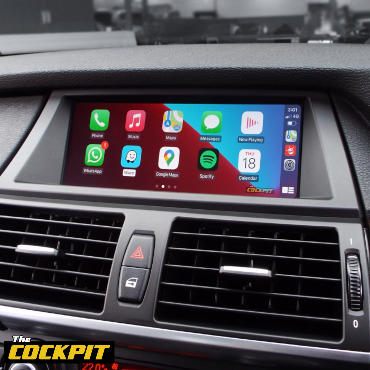 BMW X6 E71 APPLE CARPLAY AND ANDROID AUTO INTERFACE