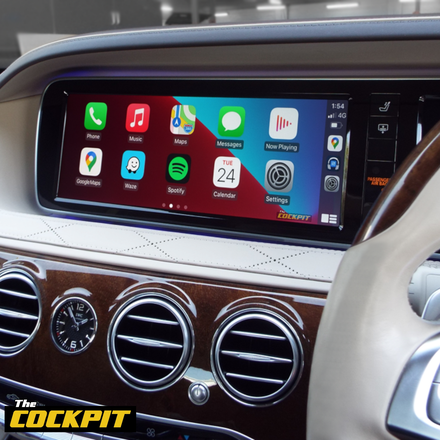 MERCEDES S CLASS W222 (MAYBACH) APPLE CARPLAY AND ANDROID AUTO INTERFACE