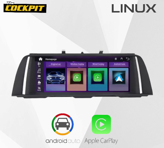BMW 5 SERIES F10 F11 APPLE CARPLAY SCREEN UPGRADE (CIC/NBT) 10 INCH