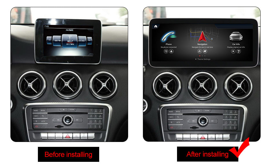 MERCEDES BENZ A CLASS W176 ANDROID 13 SCREEN UPGRADE