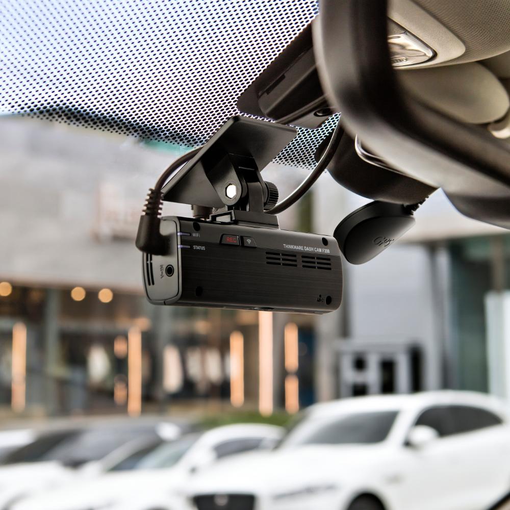 THINKWARE DASH CAM F200 PRO 1080P HD FRONT CAMERA WIFI GPS G SENSOR 16GB