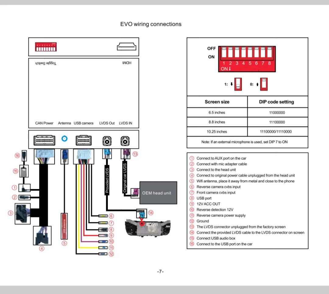 MINI Apple Carplay Android Auto Evo Installation Diagram Manual 