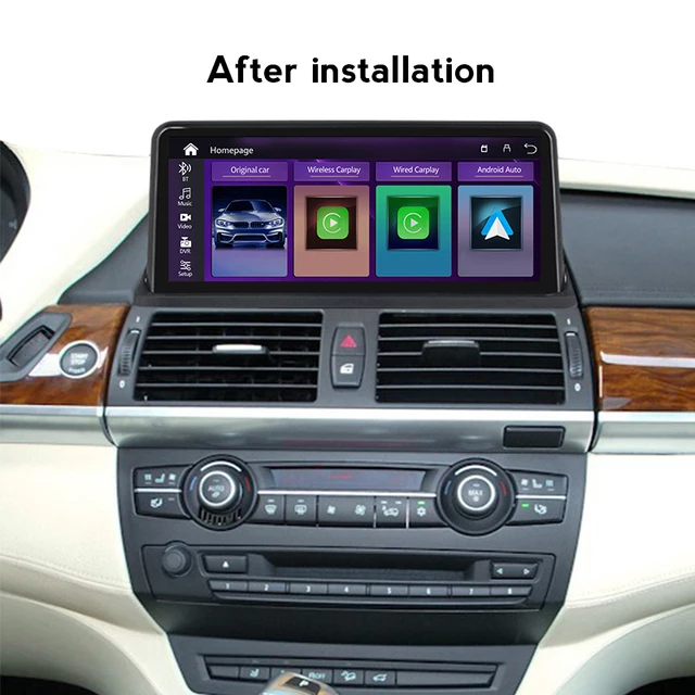 BMW X6 E71 LINUX SCREEN UPGRADE (CCC/CIC) 10 INCH