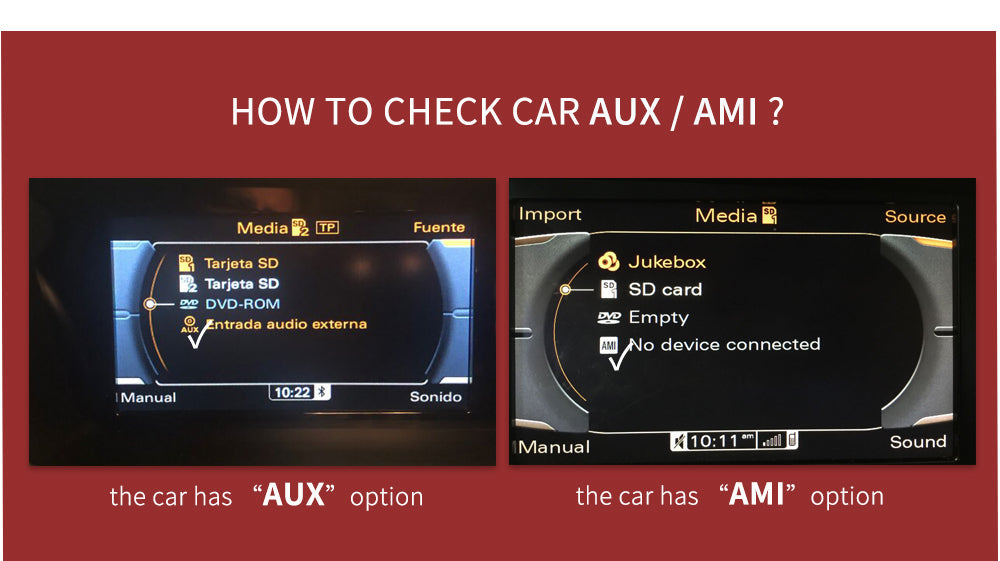 AUDI Q2 APPLE CARPLAY AND ANDROID AUTO INTERFACE