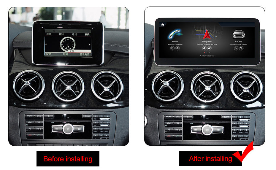 MERCEDES BENZ B CLASS W246 ANDROID 13 SCREEN UPGRADE