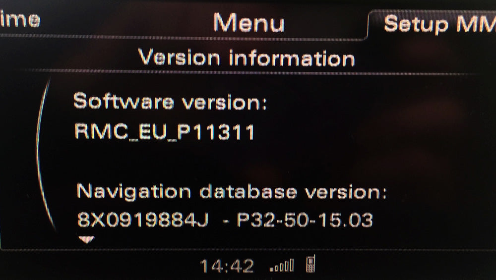 AUDI Q3 RsQ3 APPLE CARPLAY AND ANDROID AUTO INTERFACE