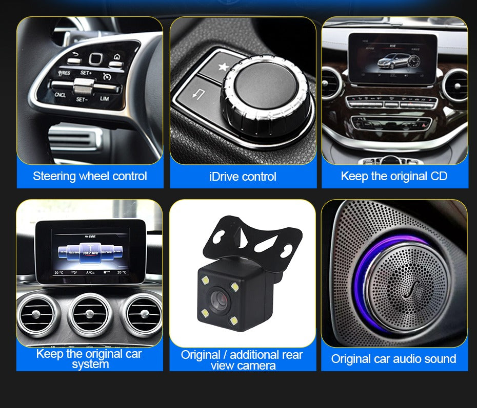 Apple Carplay sans fil / Android auto pour Mercedes-Benz CLS (C218/X218)  (08/2014-08/2017) NTG 5/5.1 | Ampire® - Rabais de 20%