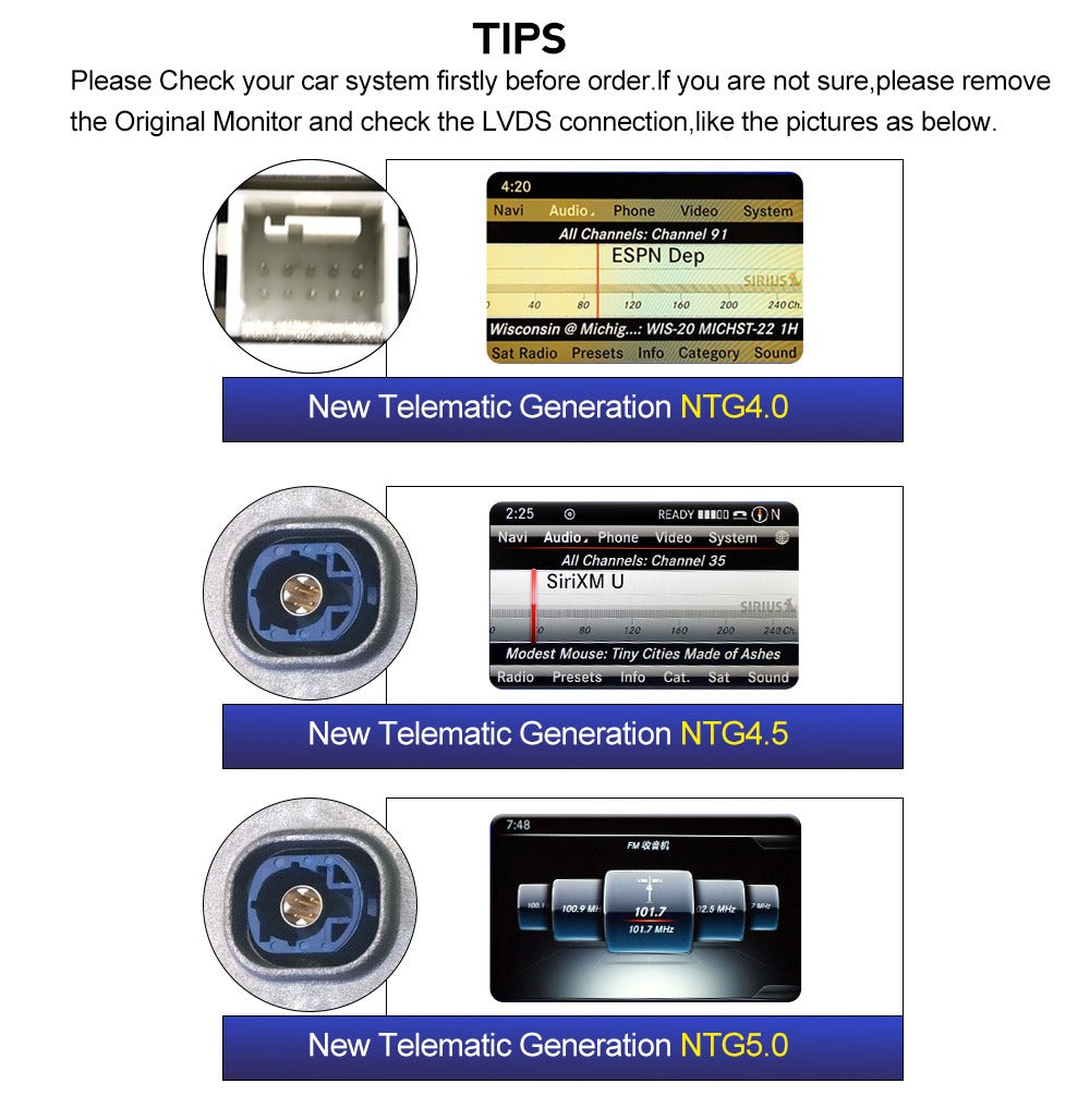 MERCEDES B CLASS W242 / W246 APPLE CARPLAY AND ANDROID AUTO INTERFACE