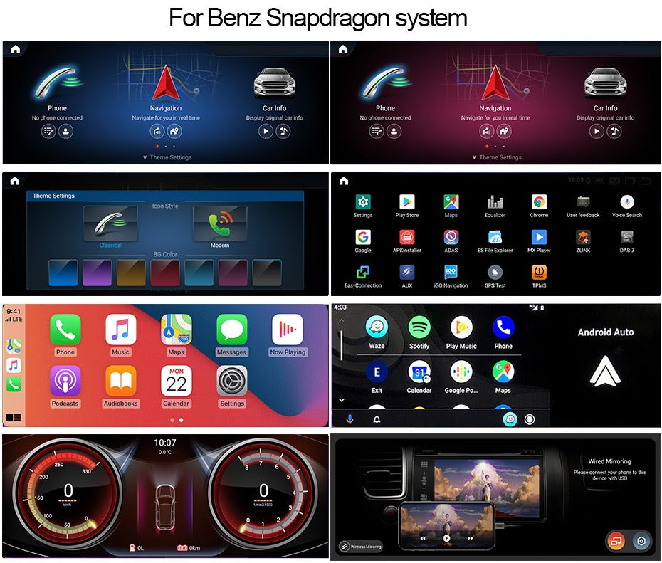 Android Cls MERCEDES BENZ CLS W218 ANDROID 13 SCREEN UPGRADE – The Cockpit UK