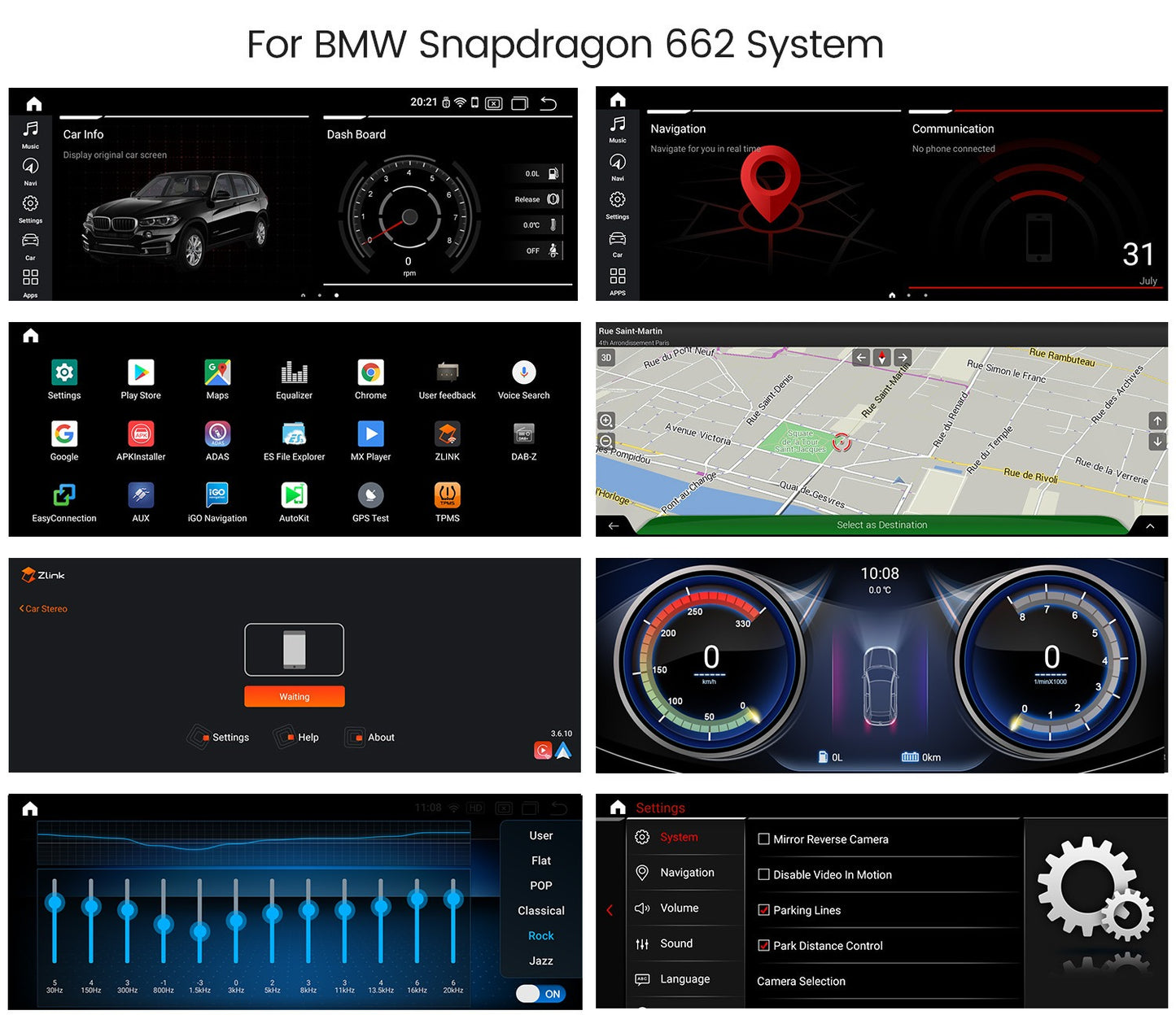 BMW 5 SERIES F10 F11 ANDROID 13 SCREEN UPGRADE (CIC/NBT)