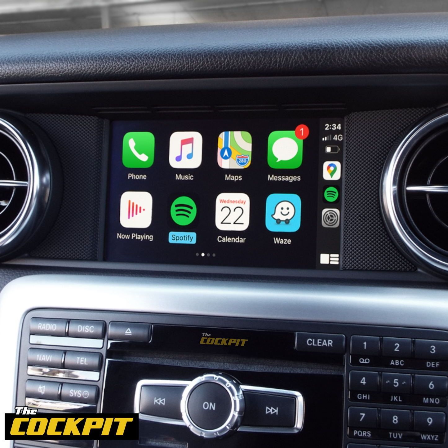 MERCEDES SLK CLASS R172 APPLE CARPLAY AND ANDROID AUTO INTERFACE