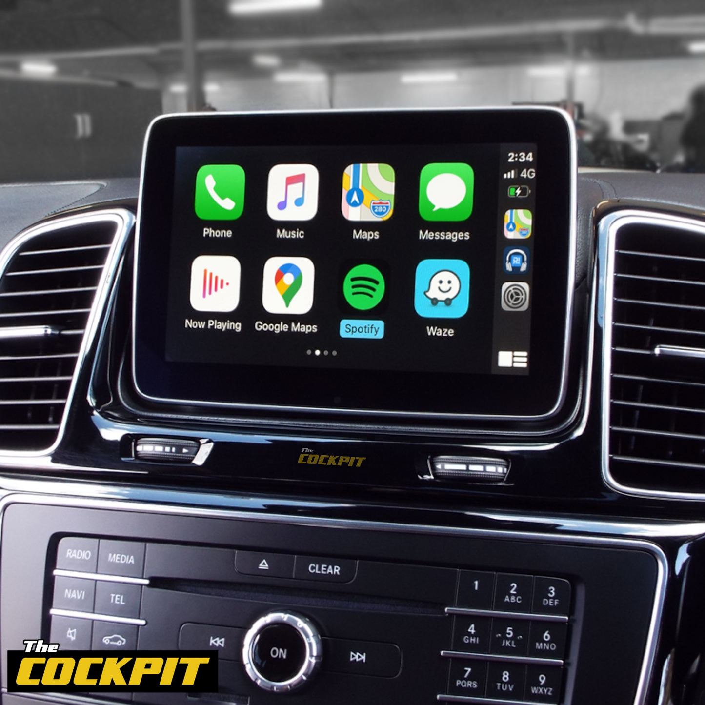 MERCEDES ML CLASS W166 APPLE CARPLAY AND ANDROID AUTO INTERFACE