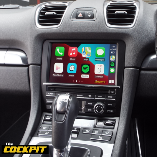 PORSCHE CAYMAN APPLE CARPLAY AND ANDROID AUTO INTERFACE