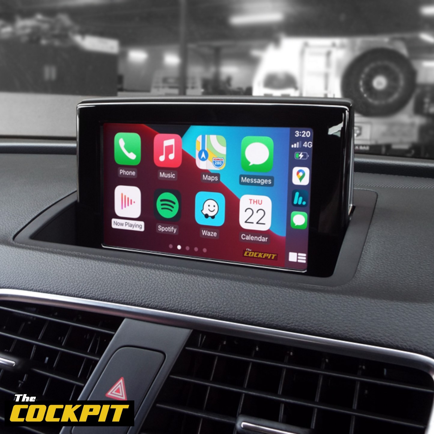 AUDI Q3 RsQ3 APPLE CARPLAY AND ANDROID AUTO INTERFACE