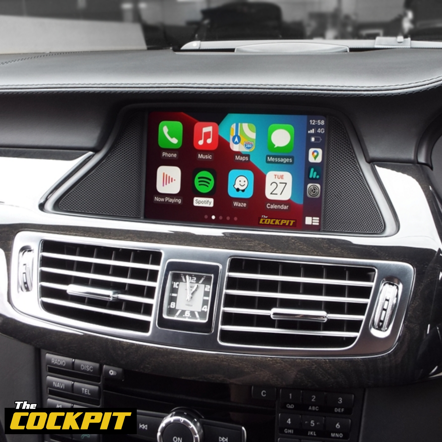 MERCEDES CLS CLASS C218 / W218 APPLE CARPLAY AND ANDROID AUTO INTERFACE