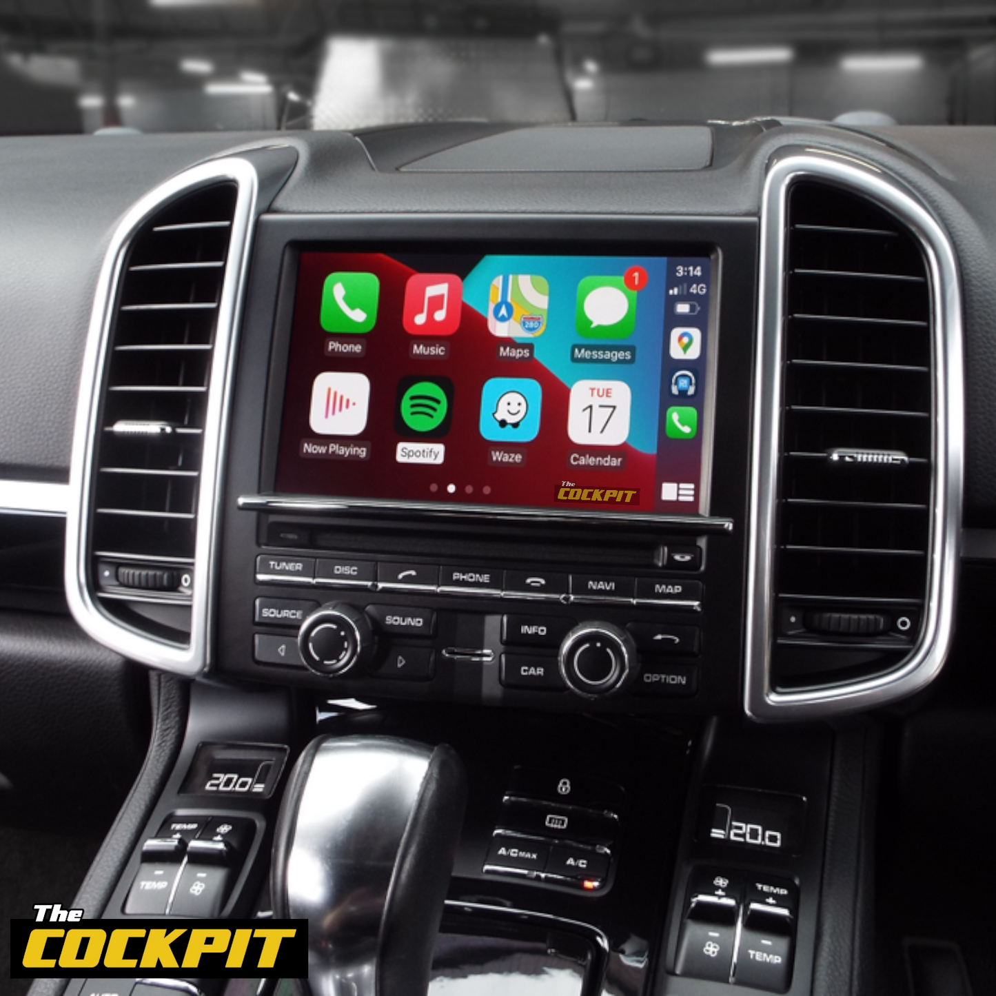 PORSCHE CAYENNE APPLE CARPLAY AND ANDROID AUTO INTERFACE