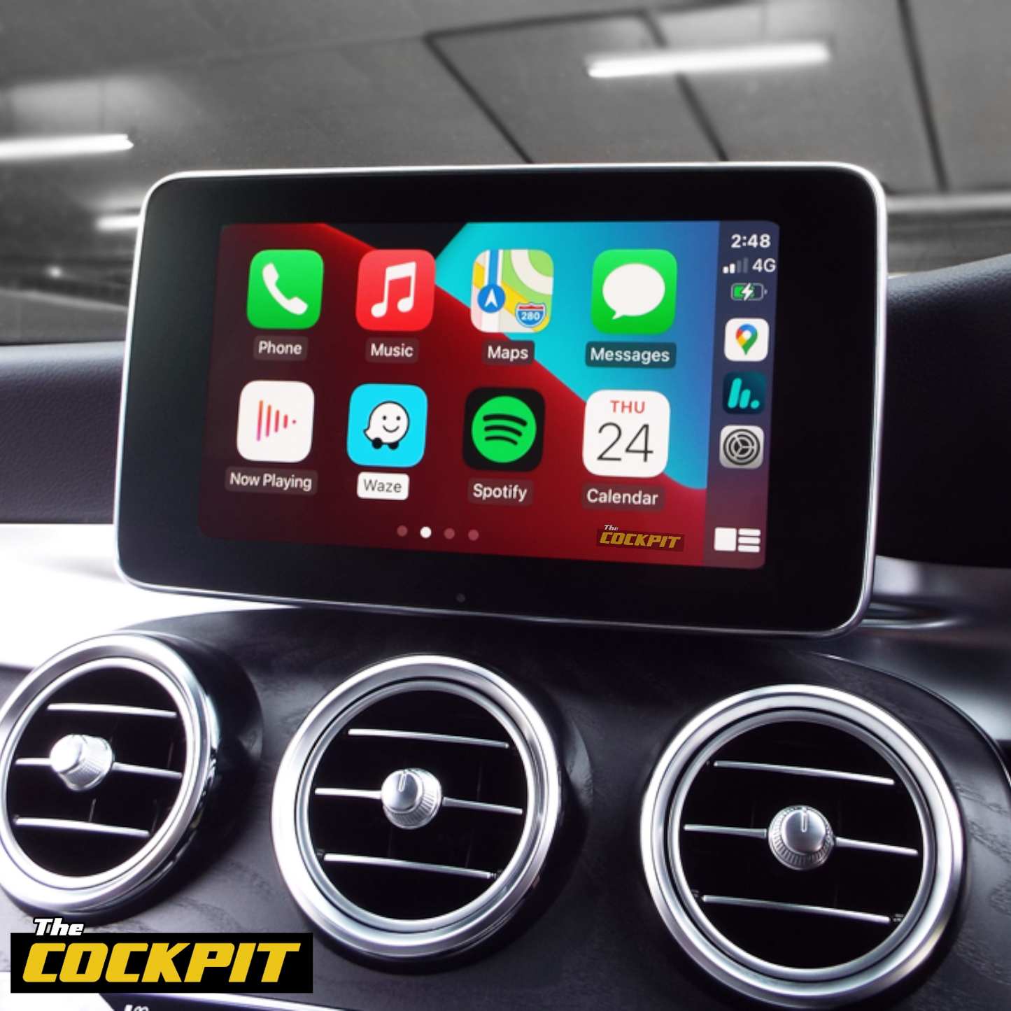 MERCEDES GLC CLASS X253 APPLE CARPLAY AND ANDROID AUTO INTERFACE