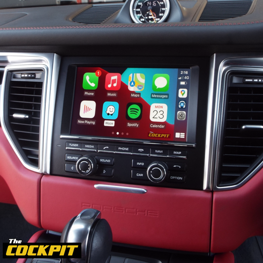 PORSCHE MACAN APPLE CARPLAY AND ANDROID AUTO INTERFACE