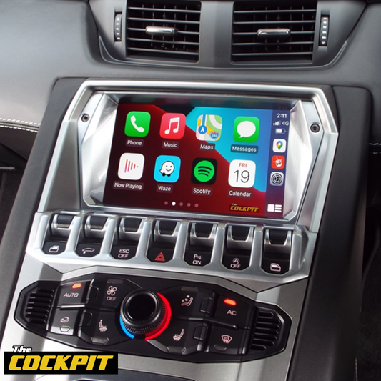 LAMBORGHINI AVENTADOR APPLE CARPLAY & ANDROID AUTO INTERFACE