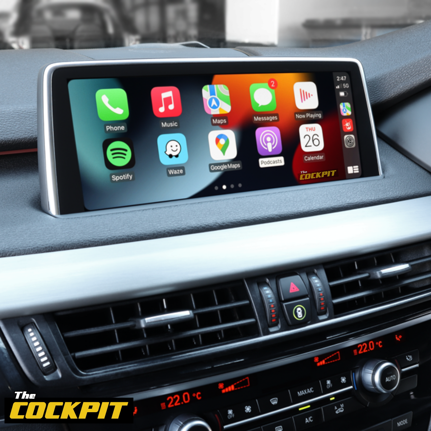 BMW X6 F16 APPLE CARPLAY AND ANDROID AUTO INTERFACE