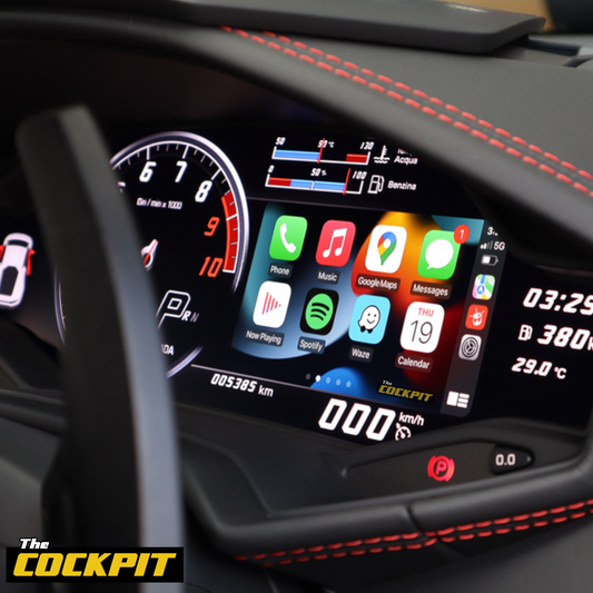 LAMBORGHINI HURACAN APPLE CARPLAY & ANDROID AUTO INTERFACE