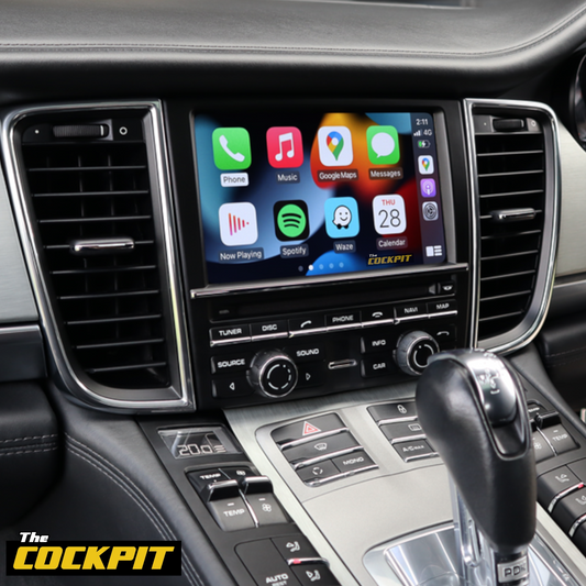 PORSCHE PANAMERA APPLE CARPLAY AND ANDROID AUTO INTERFACE