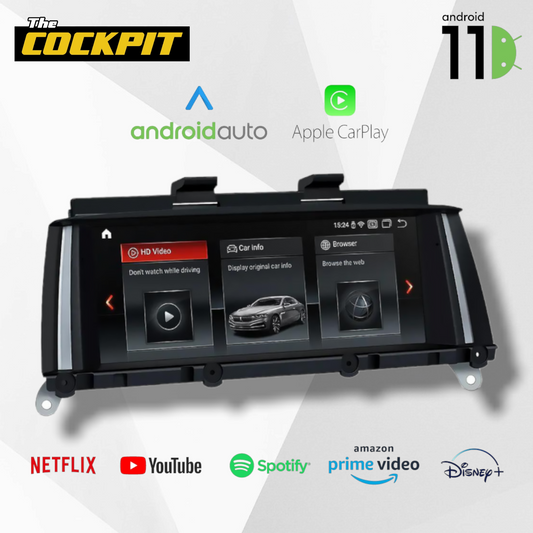 BMW 5 SERIES F10 F11 ANDROID 13 SCREEN UPGRADE (CIC/NBT)