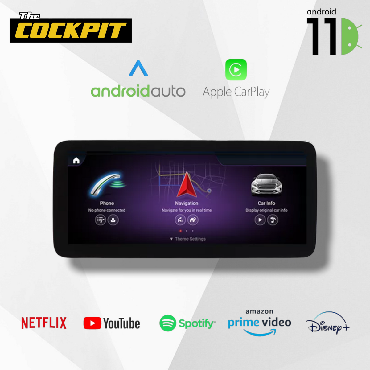 Android Cls MERCEDES BENZ CLS W218 ANDROID 13 SCREEN UPGRADE – The Cockpit UK
