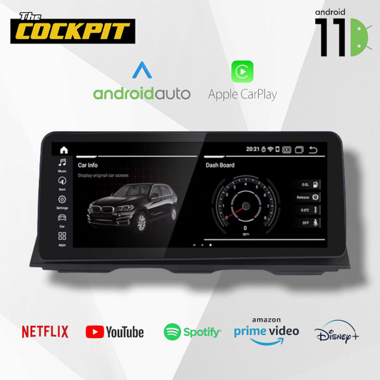 BMW 5 SERIES F10 F11 ANDROID 13 SCREEN UPGRADE (CIC/NBT) 12.3 Inch