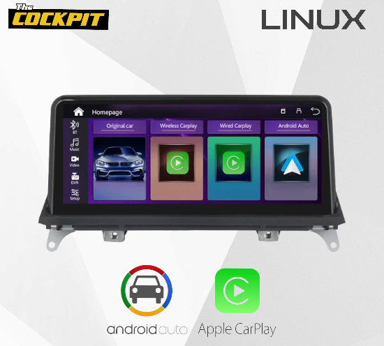 BMW X3 F25 / X4 F26 LINUX SCREEN UPGRADE (CIC/NBT) 10 INCH