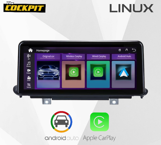 BMW X5 F15 / X6 F16 LINUX SCREEN UPGRADE (NBT) 10 INCH