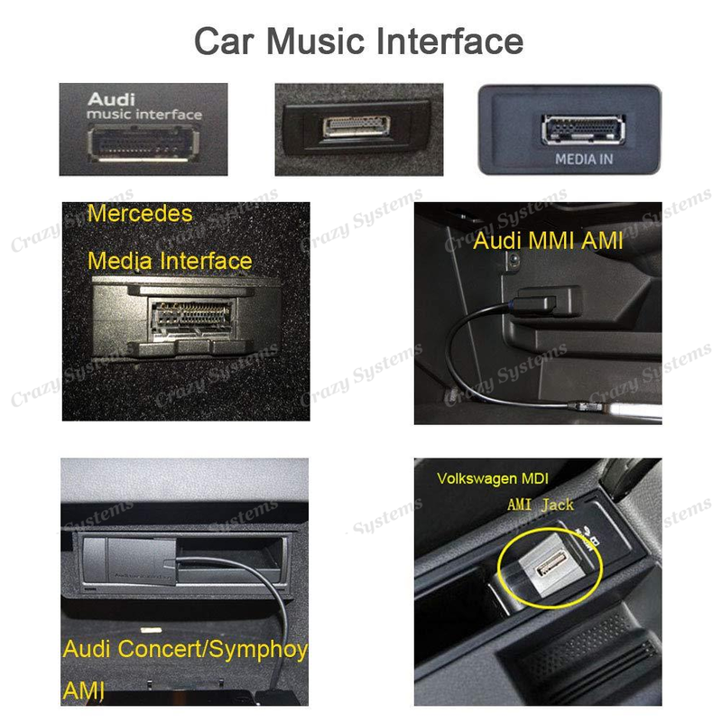 AUDI A4 S4 Rs4 APPLE CARPLAY AND ANDROID AUTO INTERFACE